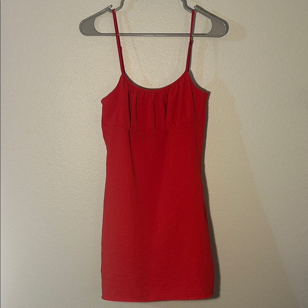 Red Sleeveless Mini Dress